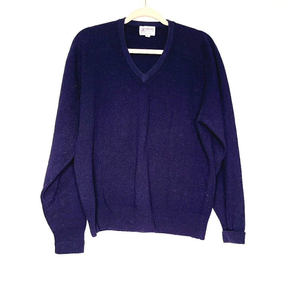 Vintage Clansman Mens Scottish Wool Sweater